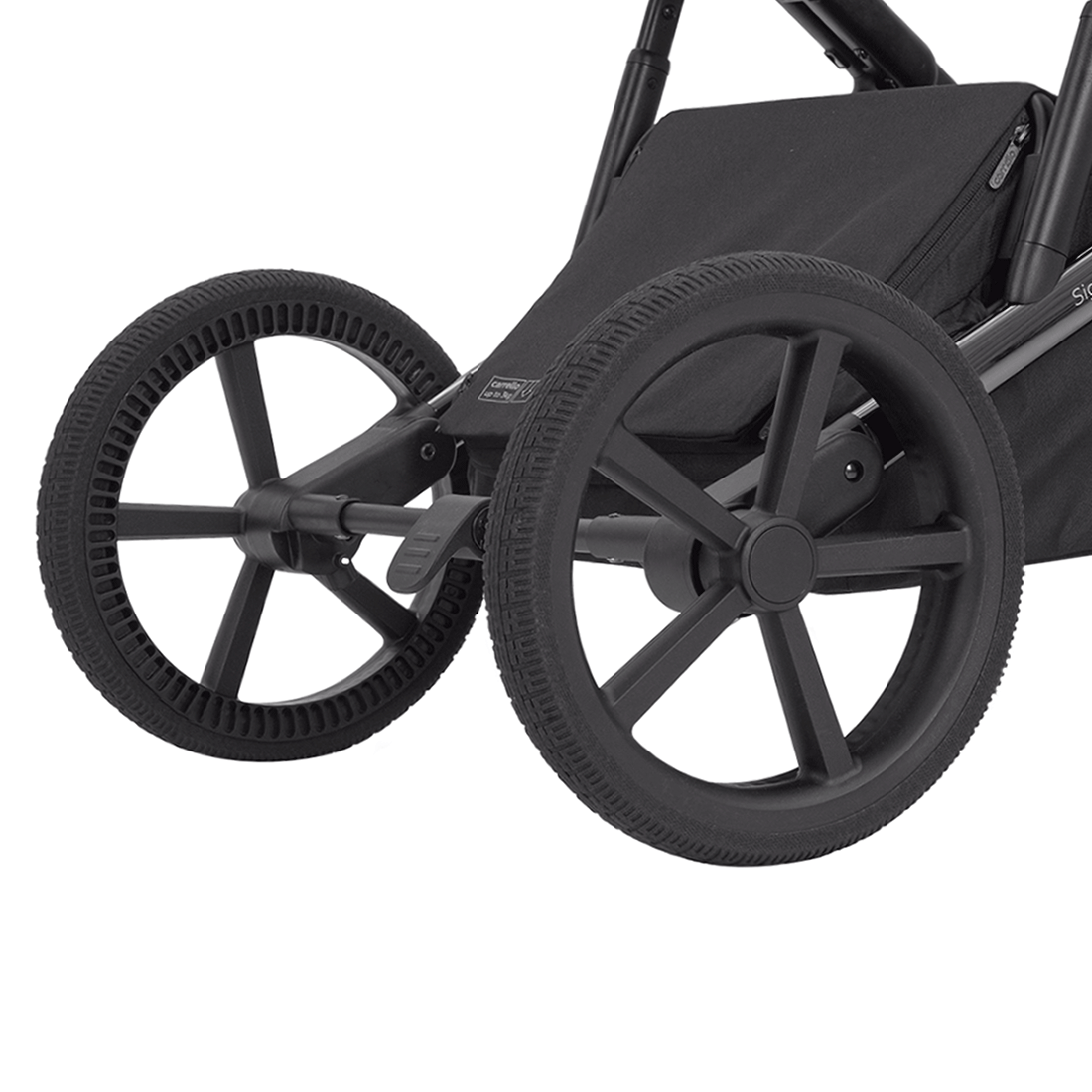 Универсальная коляска Sigma 3 в 1 CRL-6529 ANIM Адаптивная амортизация смягчит ход коляски и поглотит избыточную вибрацию.