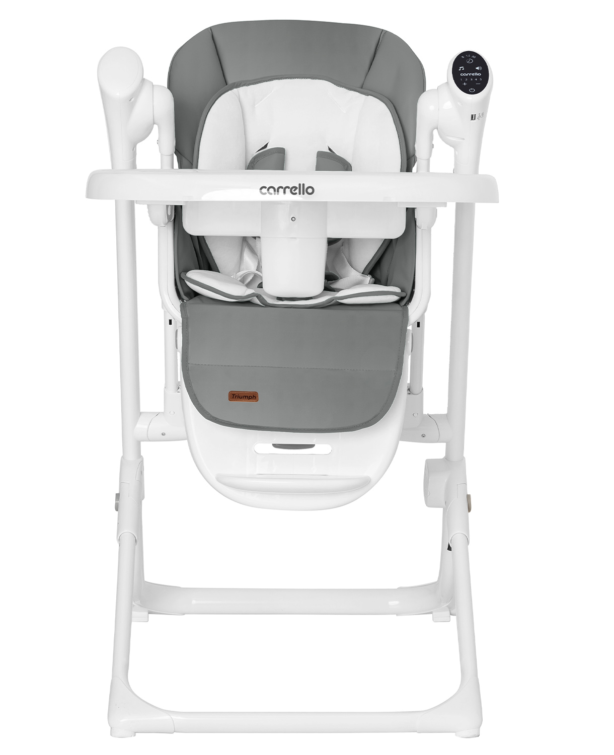 Стульчик-качели Triumph 2023 Функции стульчика органично дополняют друг друга, что делает Triumph незаменимым помощником для родителей. 