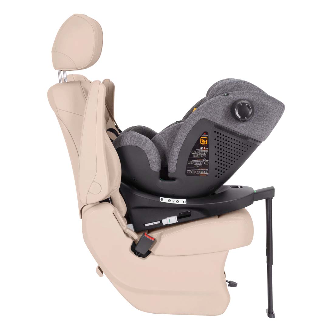 Автокресло Meteorit + 2024 ANIM Поворот на 360° обеспечит лёгкое изменение направления  сиденья, а так же комфортное усаживание маленького пассажира.