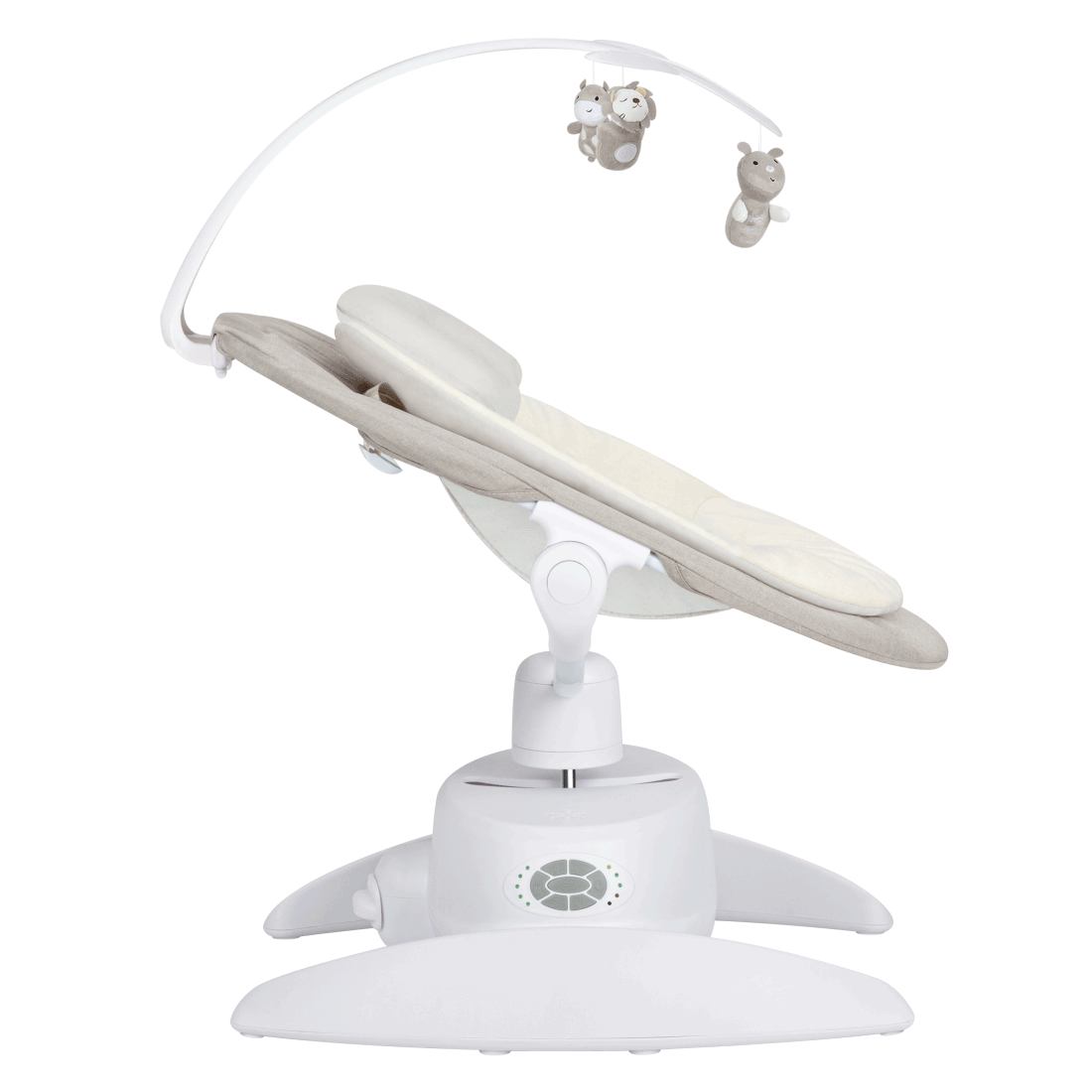 Укачивающий центр Hobby 2024 ANIM Наклон сиденья регулируется в трёх положениях: