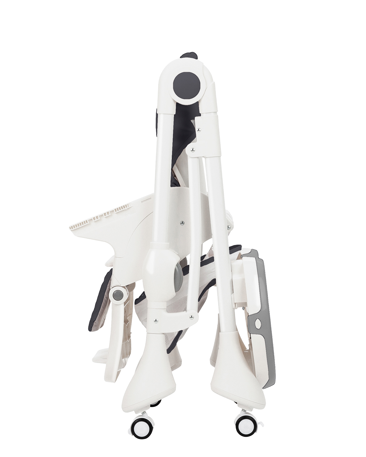 Стульчик для кормления Caramel 2023 В сложенном виде не занимает много места.