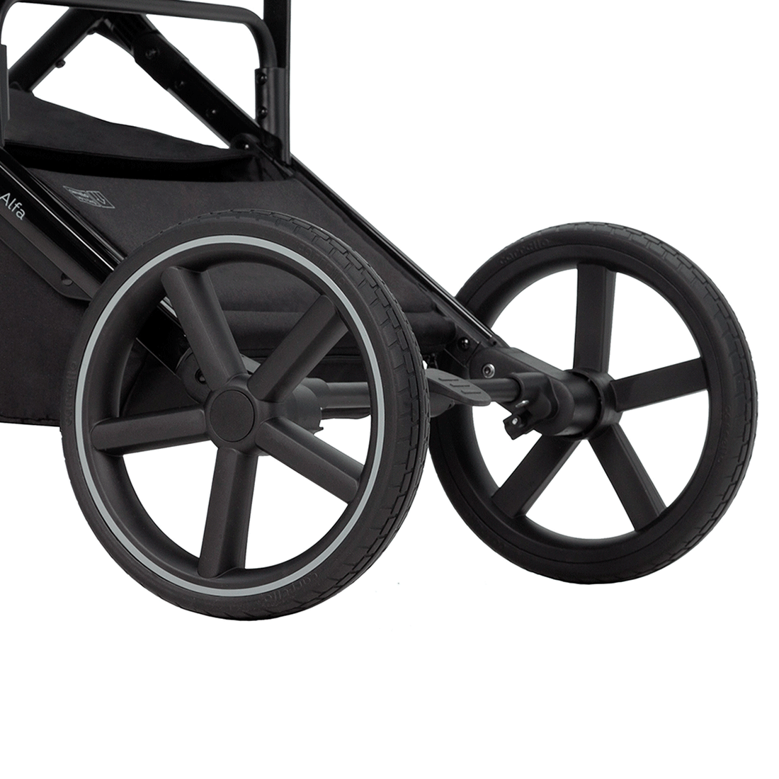 Универсальная коляска Alfa 2 в 1 2025 ANIM Амортизация сделает прогулки более комфортными.